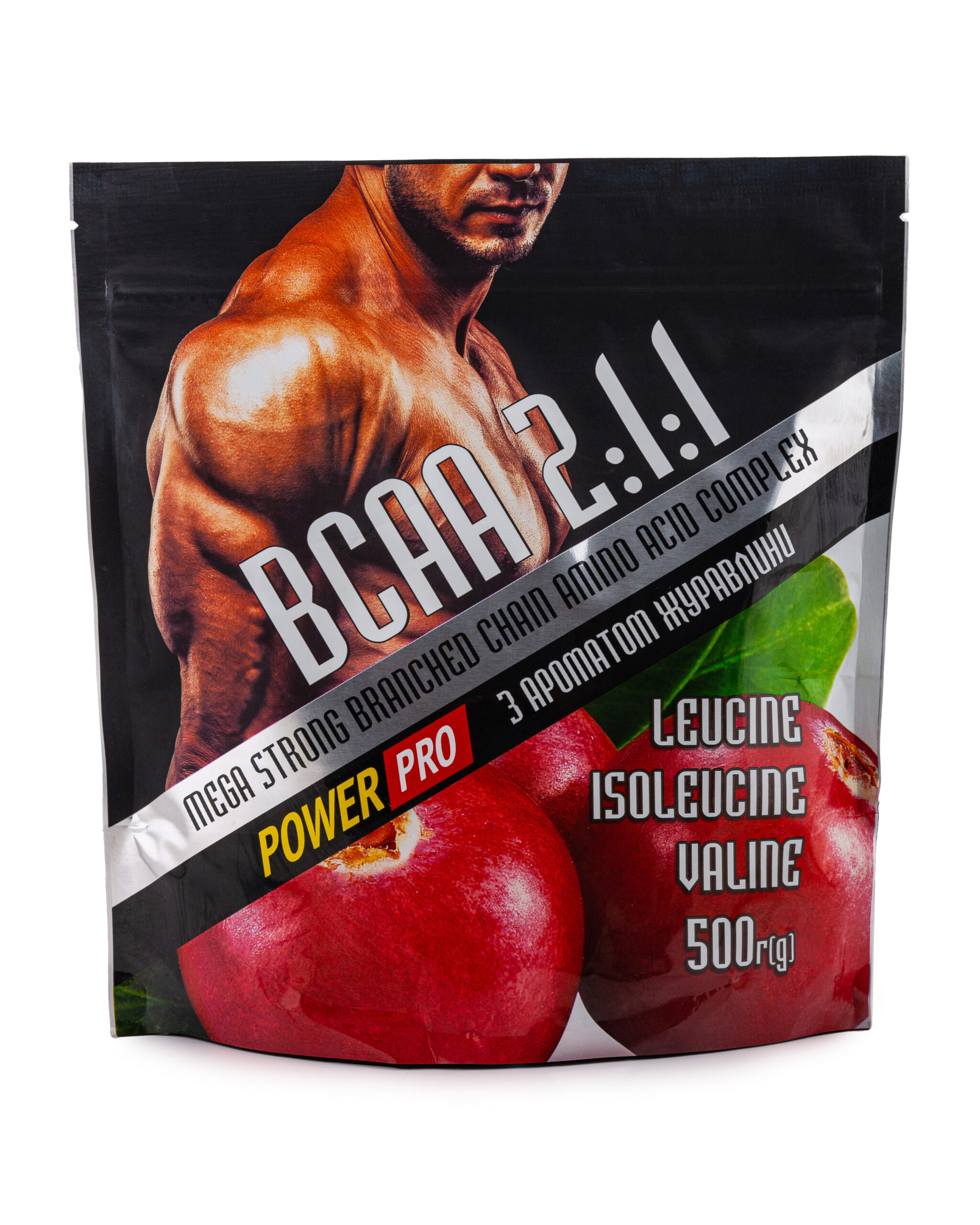 BCAA s výraznou brusnicovou príchuťou 500 g.